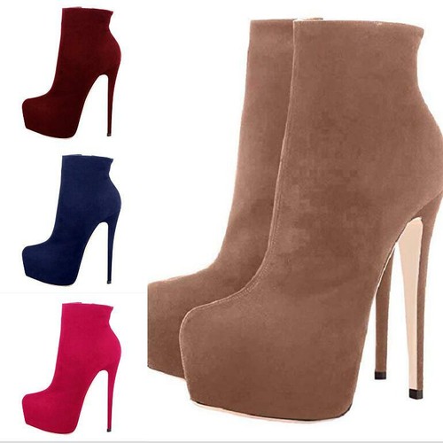 round toe heeled ankle boots